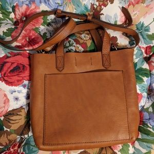 Madewell small crossbody leather satchel